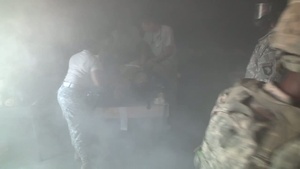 U.S. Army medics conduct tactical combat casualty care training