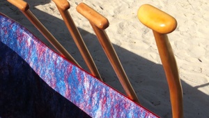 The Hawaii Air National Guard embraces heritage in blessing new canoe.