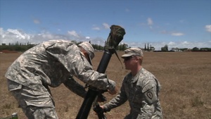1-14 INF. REGT. Mortar Training