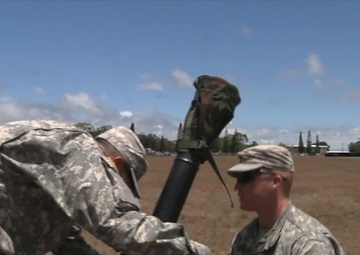 1-14 INF. REGT. Mortar Training