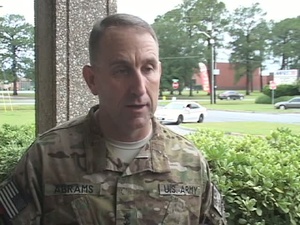 Third Infantry Division Colors Casing Ceremony Interviews