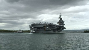 RIMPAC 2008: USS Kitty Hawk (CV-63) Arrival
