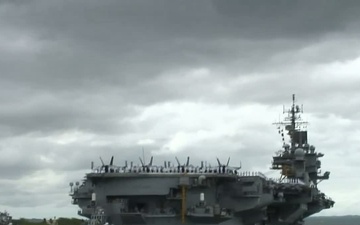 RIMPAC 2008: USS Kitty Hawk (CV-63) Arrival
