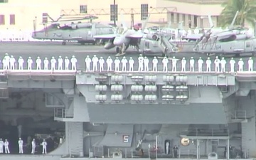 RIMPAC 2008: USS Kitty Hawk (CV-63) Arrival