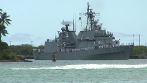 RIMPAC 2008: ROK Ship Arrival