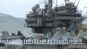 RIMPAC 2008: USS Kitty Hawk (CV-63) Coming In
