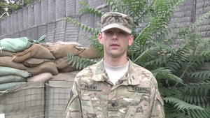 Spc. Zach Parent