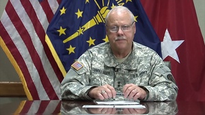 Maj. Gen. Umbarger - Indiana TAG, 38th ID Band