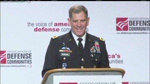 Army IMCOM commander remarks at Association of Defense Communities