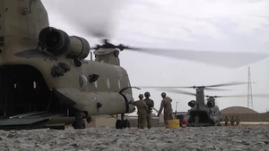 CH-47F Chinook Crews In Action Over Regional Command-East