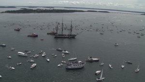 USS Constitution Boston Harbor 1812 Anniversary - Aerials