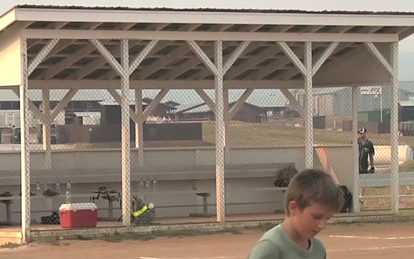 Camp Bondsteel Hosts Softball Game