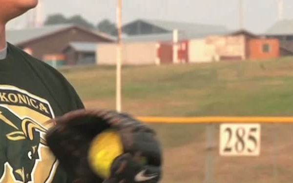 Minuteman Report: Deployed Guardsmen Host Softball Games