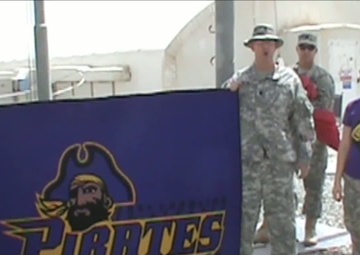 East Carolina University Pirates Shout Out