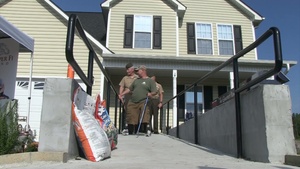 Home Dedication and Flag Pole Raising Ceremony for Sgt. Maj. Ray Mackey