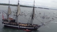 "Old Ironsides" sails to mark War of 1812 bicentennial