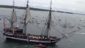 "Old Ironsides" sails to mark War of 1812 bicentennial