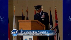 Lt Gen Sam Angelella assumes command of 5th Air Force