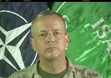 ISAF Briefing from Afghanistan with Gen Allen