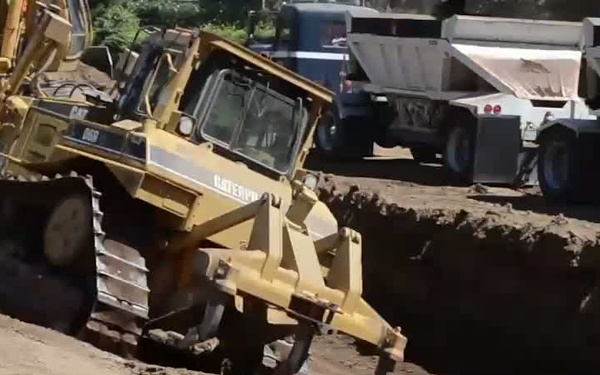 Corps’ construction begins 28 August, 2012, under Sacramento, Calif. high power lines