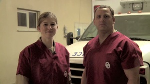 Capt. Heather Foster and Maj. Randall Pape NCAA Shout Outs- Oklahoma