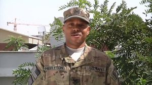 Petty Officer 1st Class Duane Middleton - Washington Nationals