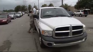 National Guard deliver food to flood victims