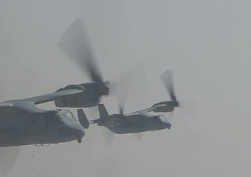 VMGR-352 Aircraft Escorts Ospreys to Arabian Sea