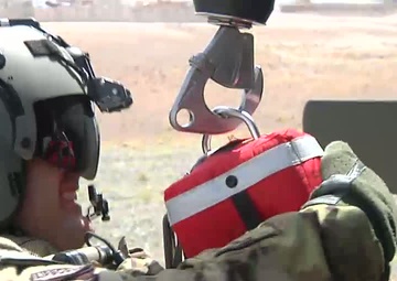 Medevac Performs Hoist Training in Paktika Province, Afghanistan