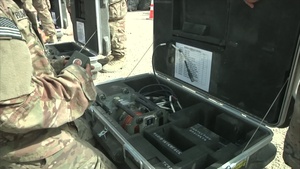 Installation of MILES on Strykers at NTC