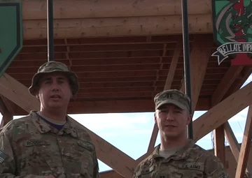 Maj. Scott Roberts, Capt. Matthew Cline