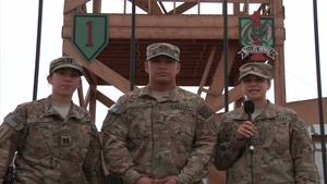 Capt. Elizabeth Cal,  Maj. Frankie Cochiasue, 1st Lt. Stephanie Hanson