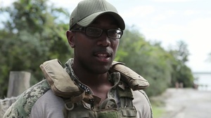 Interview with U.S. Navy Gunners Mate Raymond Delossantos (English and Spanish)