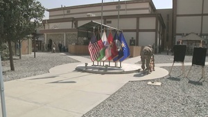 Memorial Tribute on Patriot Day at New Kabul Compound
