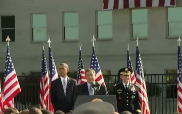 Obama &amp; Panetta provide remarks at 9/11 Memorial