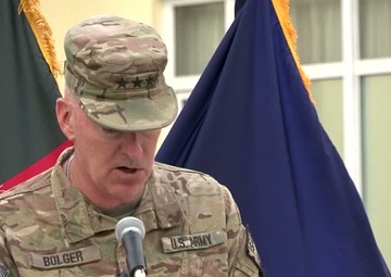 NTM-A Commander delivers remarks during 9/11 Ceremony