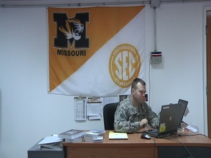 35th CAB Raises Flag