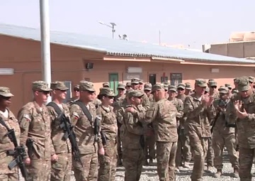 General Ray Odierno Visits Task Force 4-1 B-roll package