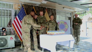 13th ESC Celebrates 47th Birthday in Afghanistan