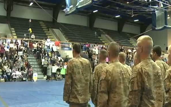 Task Force 4-25 ABCT's Return Home B-Roll Package