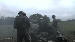 4-320th FAR Conducts Walk and Shoot
