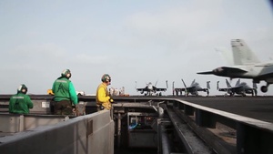 All Hands Update: Shooter Gives His Perspective on Flight Deck of USS Enterprise