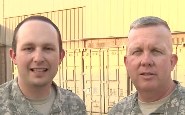 Lt. Col. Fred Julch, Sgt. 1st Class Adam Stone