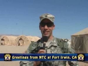2BCT – Greetings from NTC – Sergeant 1st Class Westbrook