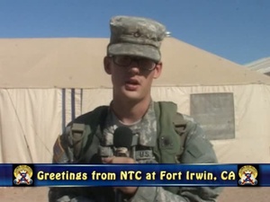 2BCT – Greetings from NTC – Pfc. Bryd