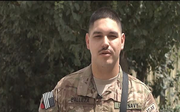 Petty Officer 2nd Class Brian Balleza