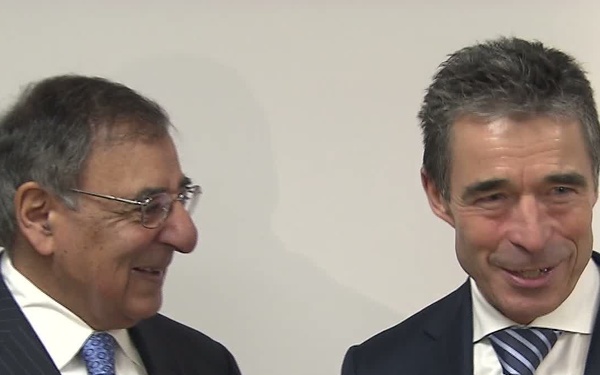 NATO SG Meeting with US Defense Secretary Leon Panetta