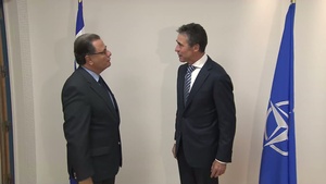 NATO SG Meeting with Greek Defense Minister Panos Panagiotopoulos