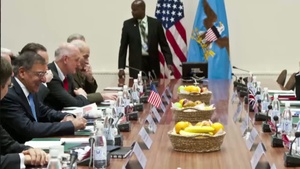 Defense Secretary Panetta meets with NATO Defense Ministers