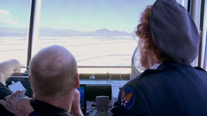 Betty Strohfus Visits Nellis AFB
